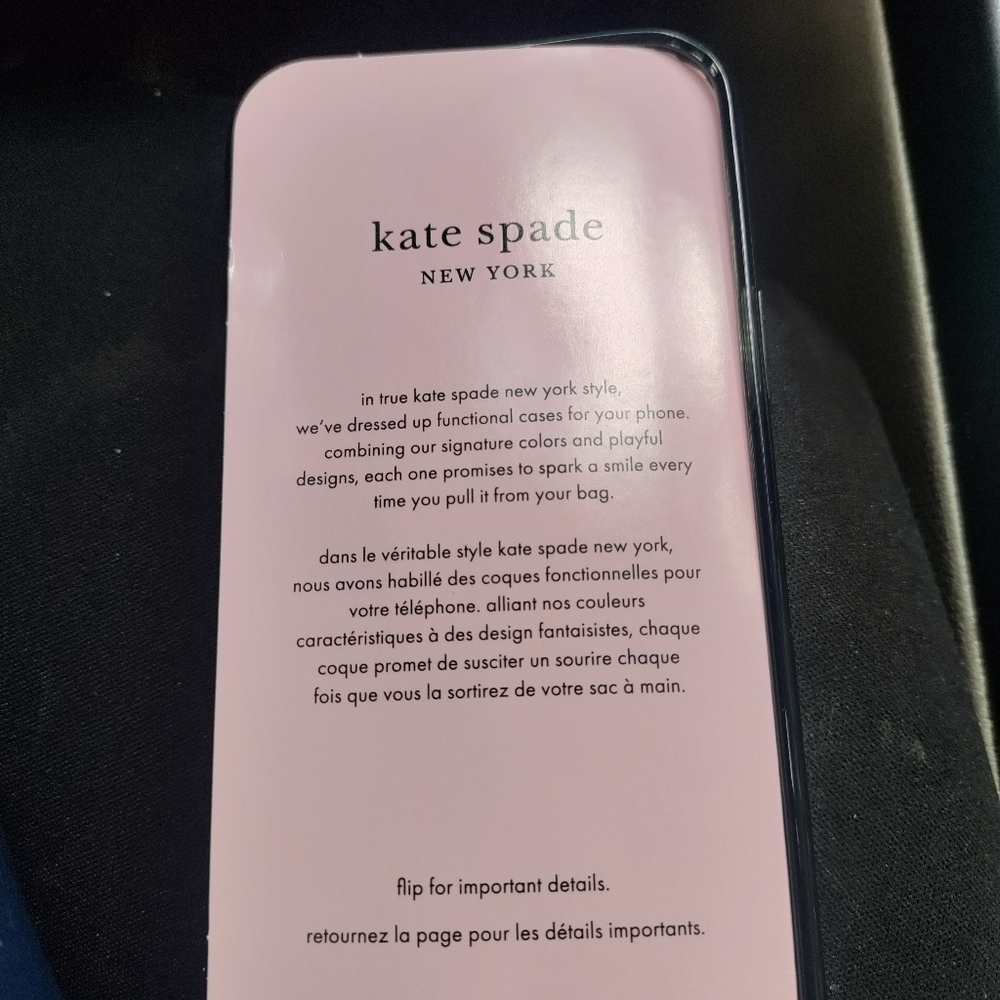 Kate Spade iPhone 12 phone case... New